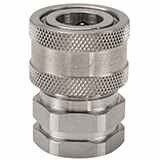 Snap-tite H Series Stainless Steel Coupler, Unvalved